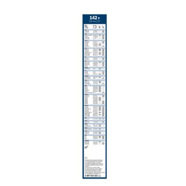 Escova do limpa para-brisas Bosch superplus 142p