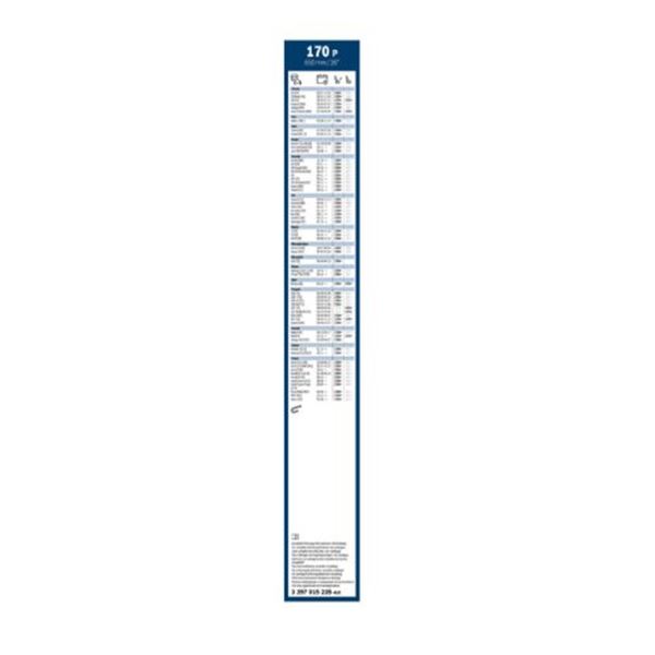 Escova do limpa para-brisas Bosch 170p 650mm