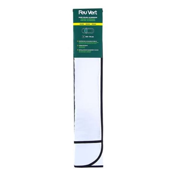 Para-sol dianteiro aluminizado Feu Vert 70x130