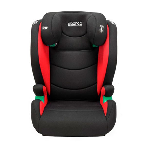 Cadeira auto Sparco i-size 100 a 150 cm SK2000I vermelho