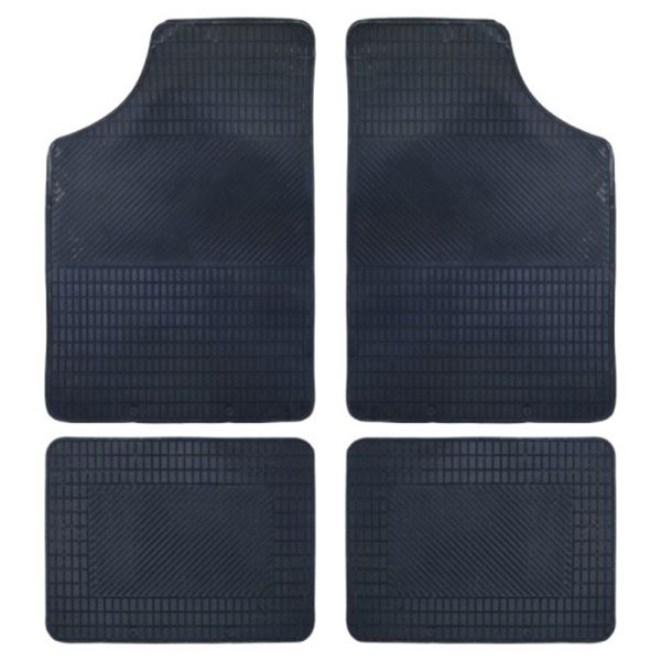 Conjunto de tapetes para automóvel OCC em borracha preta