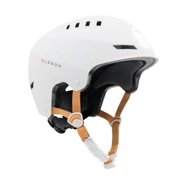 Olsson urban light led scooter capacete branco M/L