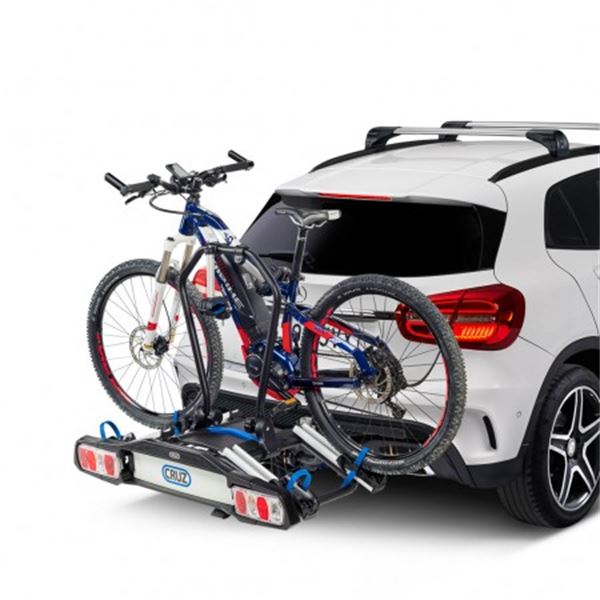Suporte para bicicletas Cruz pivot ebike plataforma 2 bicicletas eléctricas