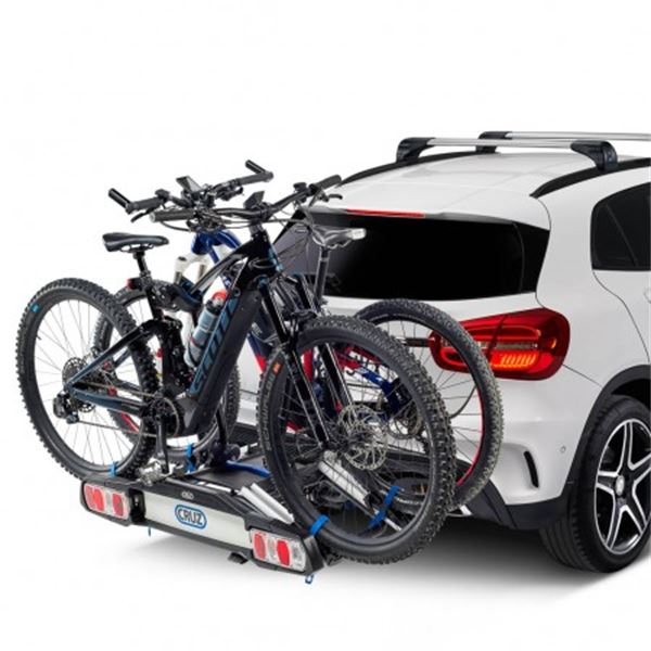 Suporte para bicicletas Cruz pivot ebike plataforma 2 bicicletas eléctricas