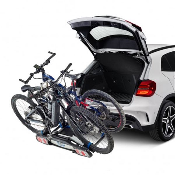 Suporte para bicicletas Cruz pivot ebike plataforma 2 bicicletas eléctricas