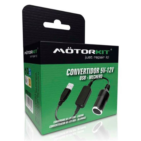 Conversor de isqueiro 5/12v usb MTK 30 cm
