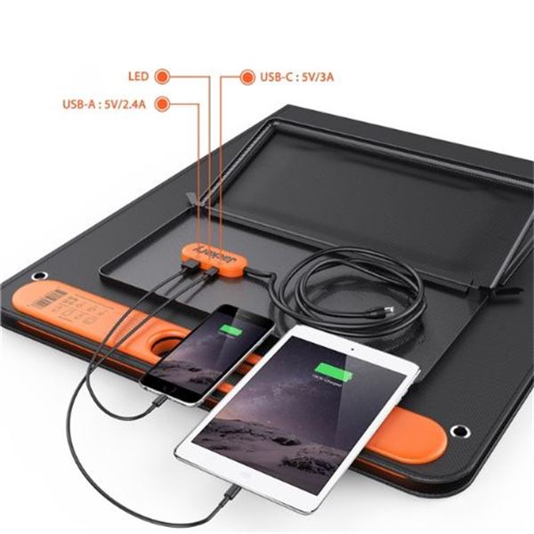 Painel solar portátil Jackery Saga 100W