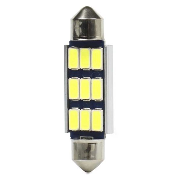 Lâmpada LED C5W 9 branco 42 mm 2 pcs