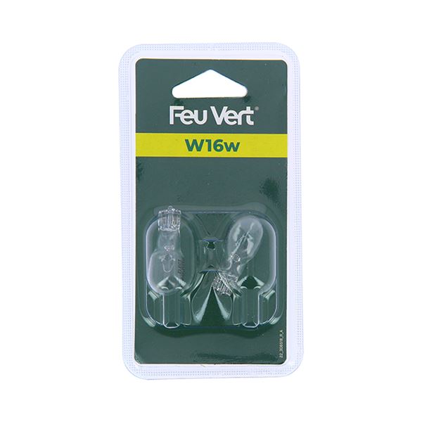 Lâmpada W16W Feu Vert 12v 2 peças