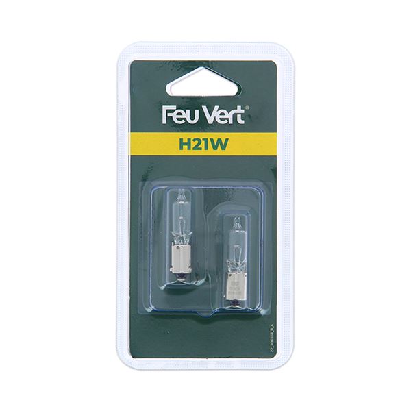 Lâmpada H21W Feu Vert 12v 2 peças