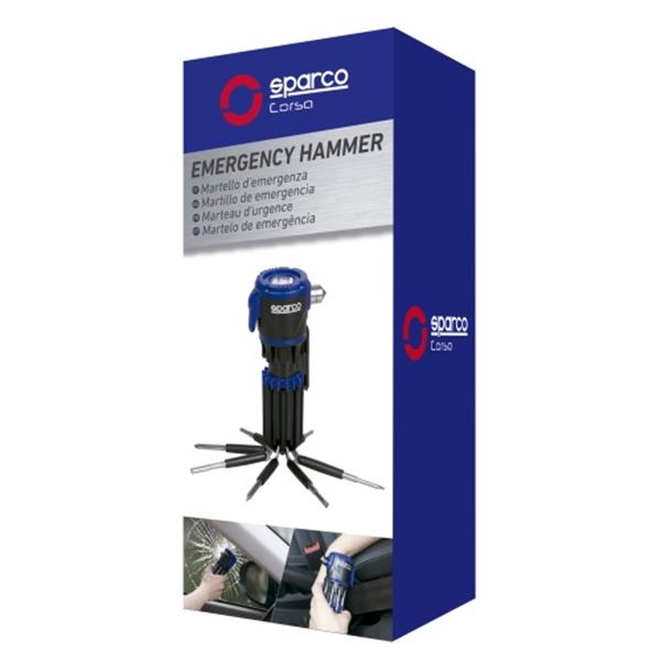 Martelo de emergência multiusos Sparco
