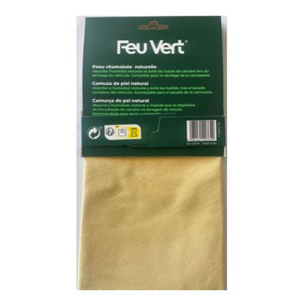 Feu Vert Premium camurça de couro natural tamanho L