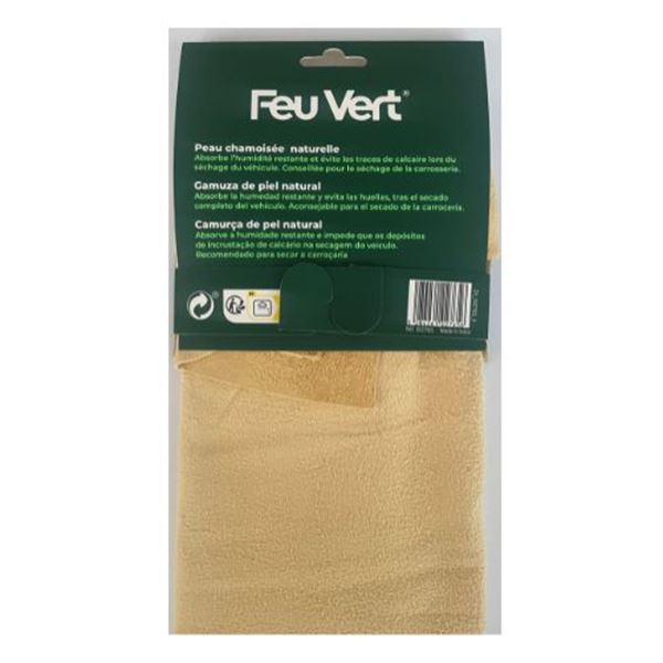 Feu Vert Premium couro natural camurça tamanho XL
