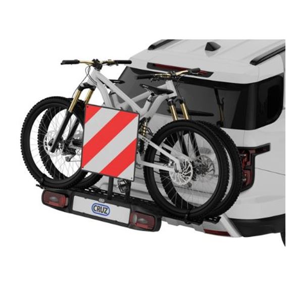 Porta-bicicletas com plataforma de reboque