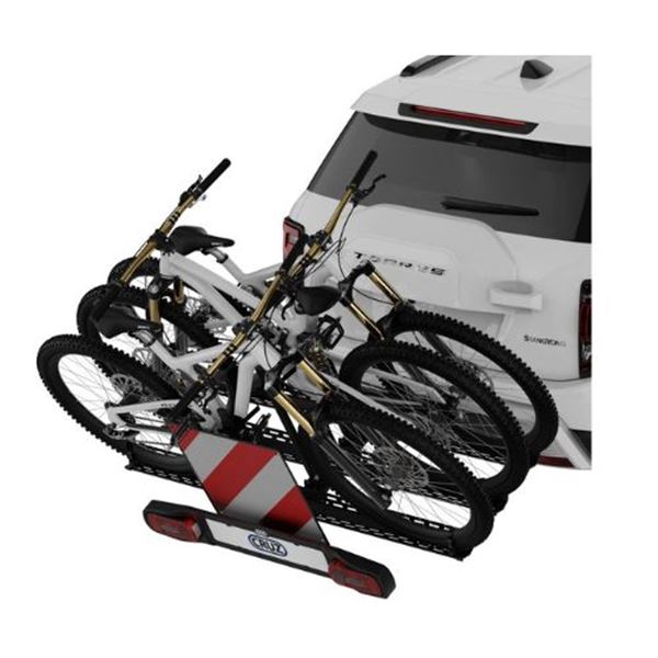 Porta-bicicletas com plataforma de reboque - 3 bicicletas