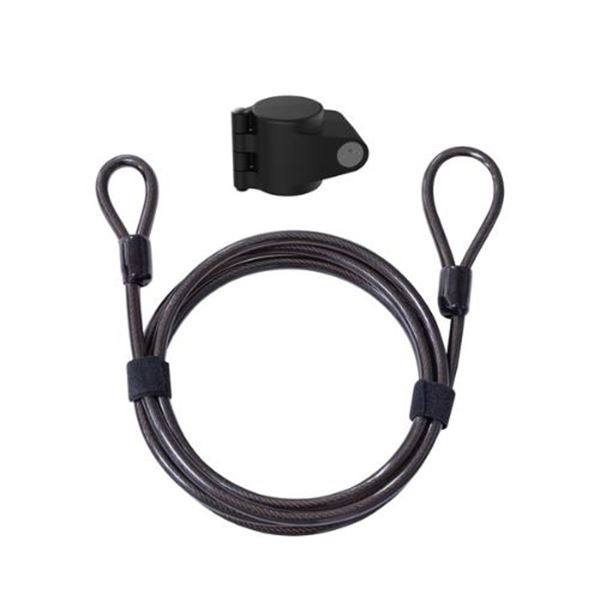 Sistema antirroubo para suportes de bicicletas