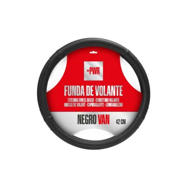 Cobertura do volante Van Preto