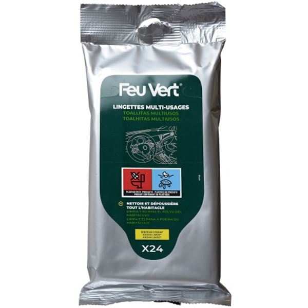 Toalhetes multiusos Feu Vert 24 unid.