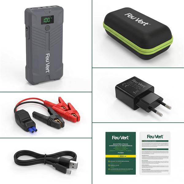 Booster Feu Vert Lithium 1200a - 3,0L