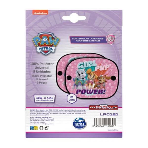 Venda lateral cor-de-rosa Paw Patrol 36x44cm