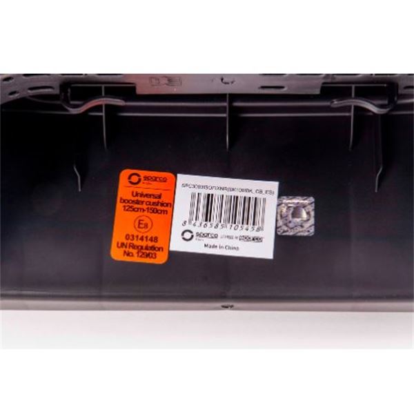 Sparco Isofix, banco elevatório para crianças 125 a 150 cm F100I preto