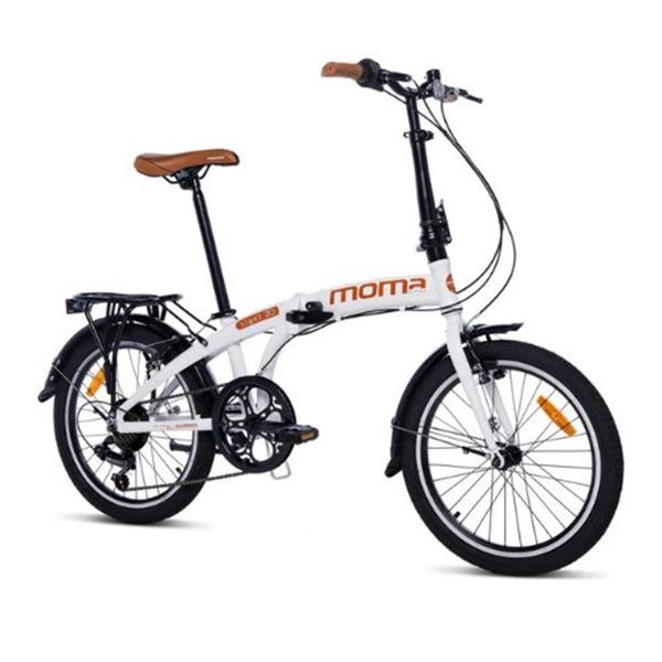 Bicicleta dobrável MOMA light 20 branca