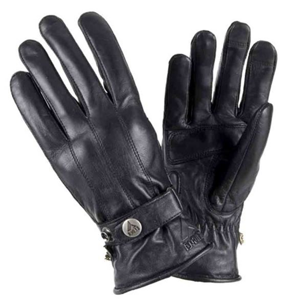Luvas para motociclistas By City elegante homem preto xl