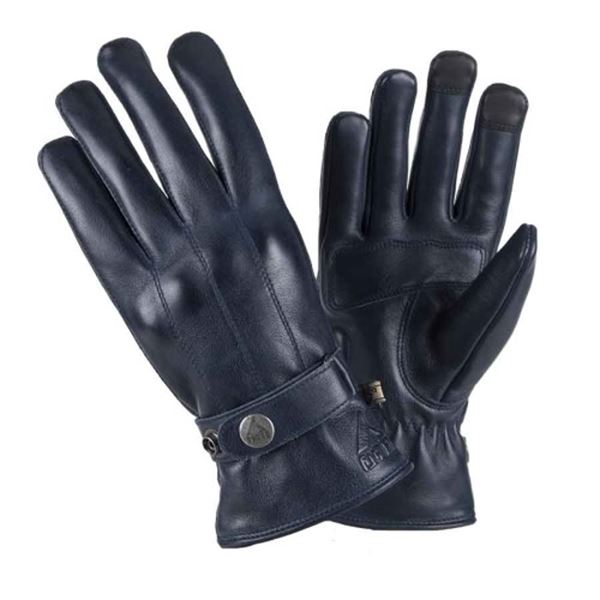 Luvas de motociclismo By City homem elegante azul l