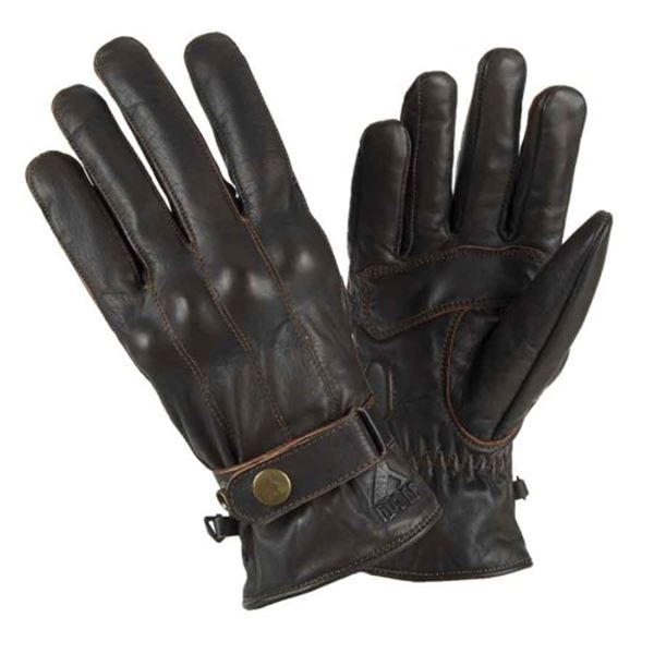 Luvas para motociclistas By City elegante homem castanho xxl