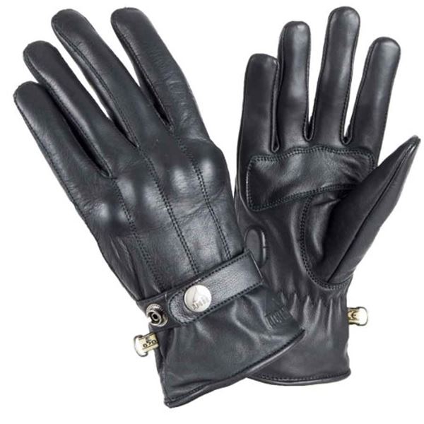 Luvas para motociclistas By City elegante senhora preto l