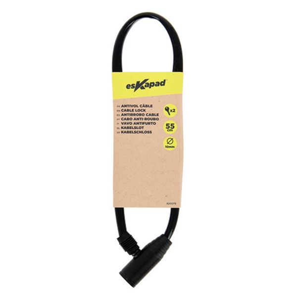 Cabo antirroubo com chave 55 cm Eskapad