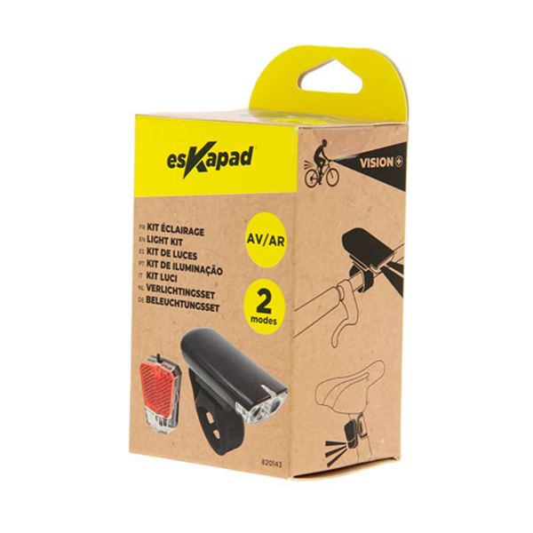 Kit de iluminação dianteira e traseira Eskapad