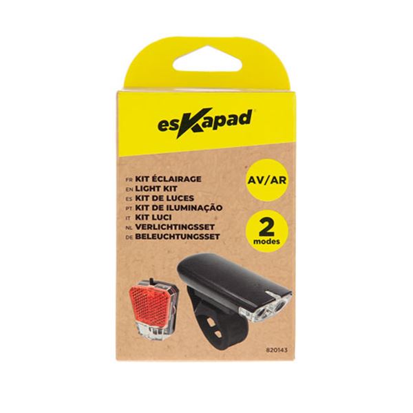 Kit de iluminação dianteira e traseira Eskapad