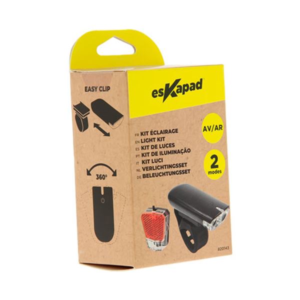 Kit de iluminação dianteira e traseira Eskapad