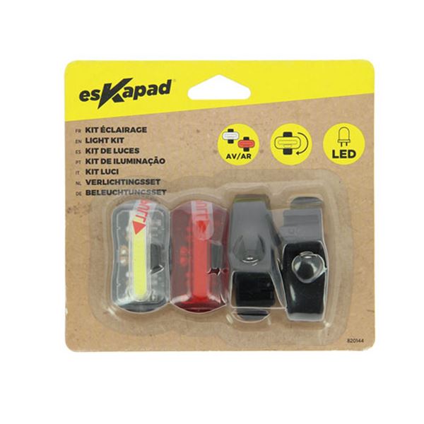 Luz LED dianteira e traseira Eskapad