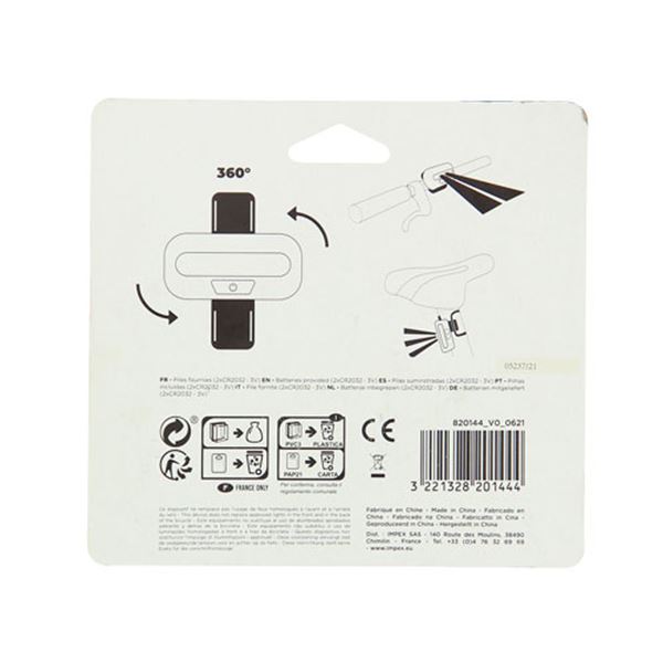 Luz LED dianteira e traseira Eskapad