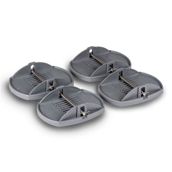 Conjunto de 4 placas de estabilização Kampa pro para caravanas