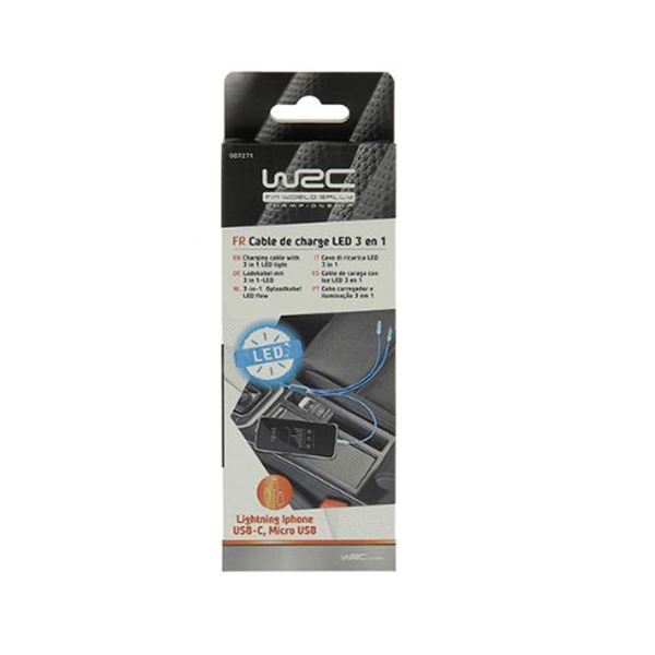 Cabo USB lightning USB WRC 3 em 1