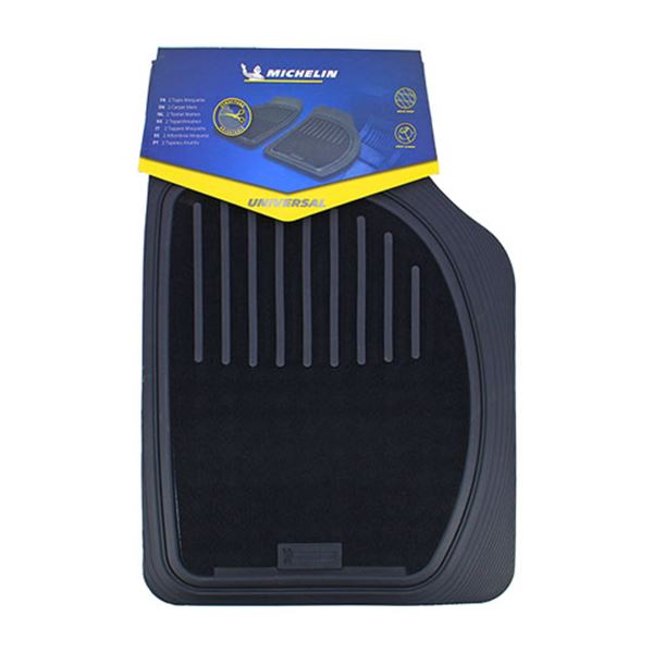 Michelin 2 tapetes dianteiros de borracha/carpete