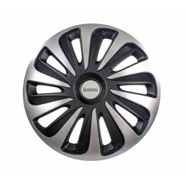 Michelin 4 Tampão de rodas 14" 3d black edition