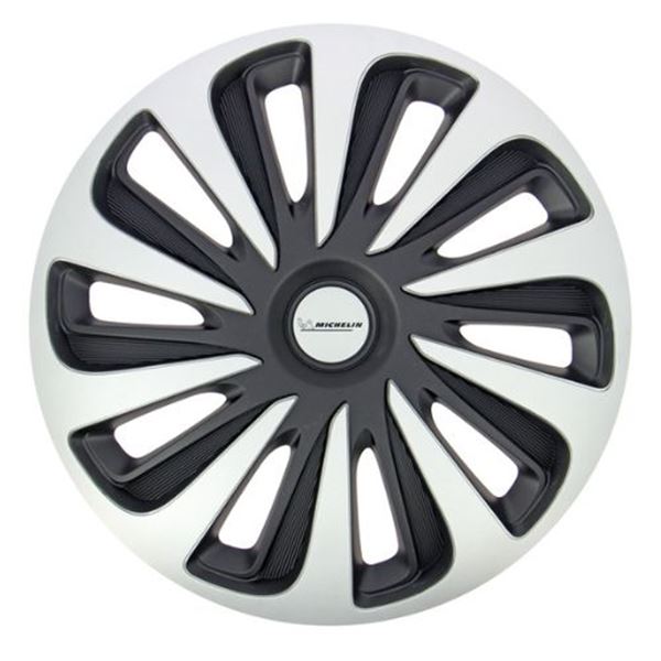 Michelin 4 Tampão de rodas 15" 3d black edition