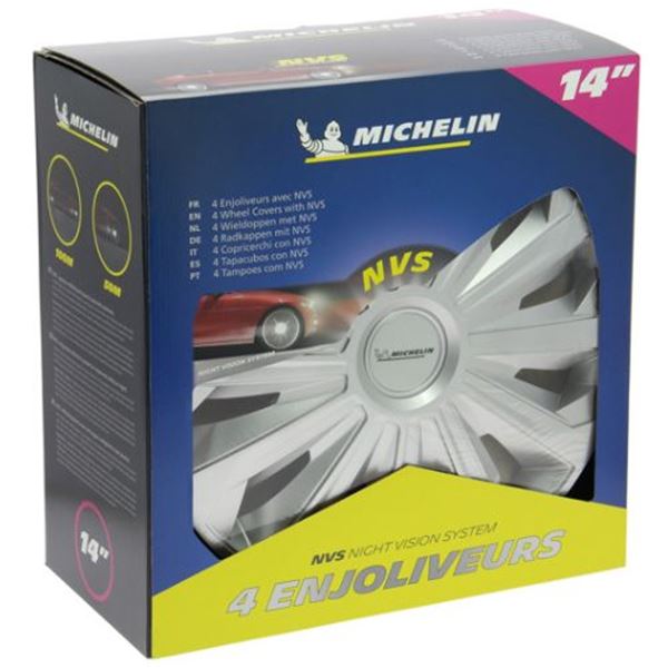 Michelin 4 Tampão de rodas 14" nvs 04 cinzento