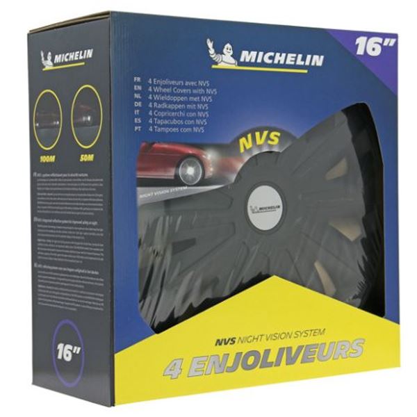 Michelin 4 Tampão de rodas 16" nvs 04 preto