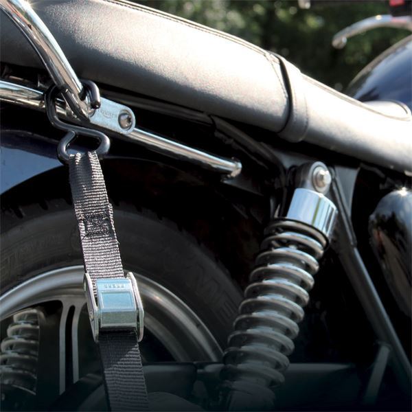 2 Correias para motociclos com gancho 1,5M Feu Vert