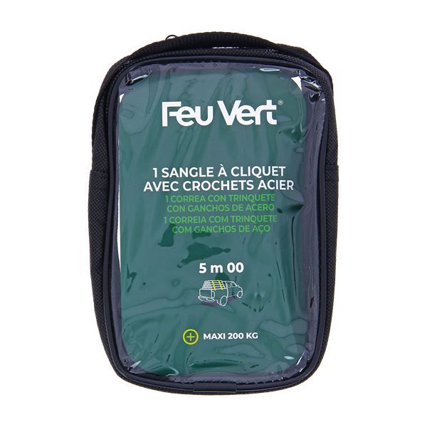 Correia de catraca e ganchos de qualidade superior Feu Vert 5m