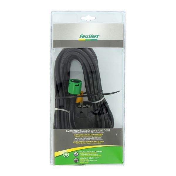 Conjunto de luzes de 6 funções 4 m 50 Feu Vert