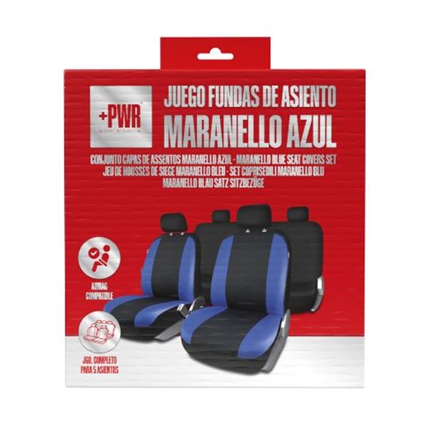 Conjunto de capas para bancos Maranello Blue - +PWR