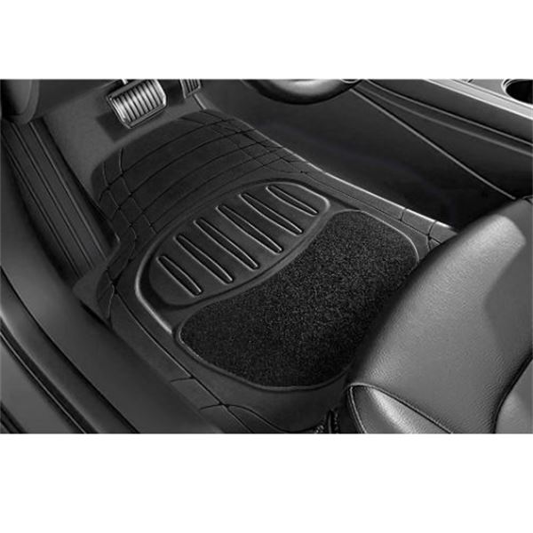 Conjunto de tapetes de borracha Lucca para automóvel e tapetes de alcatifa Lucca