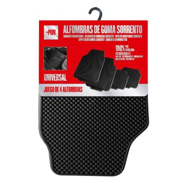 Conjunto de tapetes de borracha para automóvel Sorrento