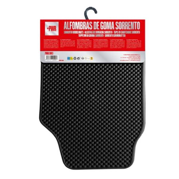 Conjunto de tapetes de borracha para automóvel Sorrento